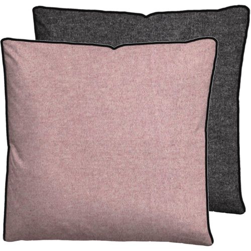 Kissenbezug BIBERNA Gr. 4, rosa (altrosé, grau, meliert), B:40cm L:80cm, Baumwolle, 100% Baumwolle, Kissenbezüge
