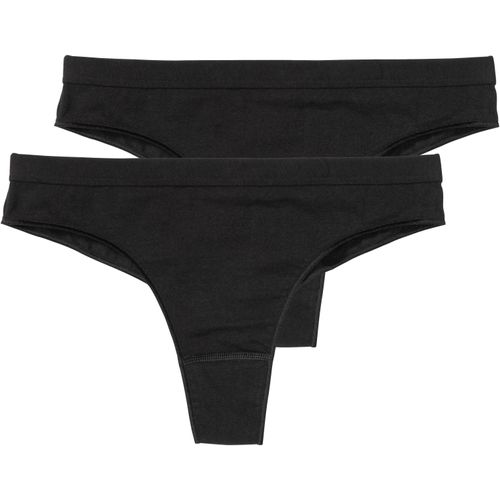 String SPEIDEL, Damen, Gr. XS, schwarz, Obermaterial: 92% Baumwolle, 8% Elasthan, unifarben, körpernah, Unterhosen, mit feinen Nähten