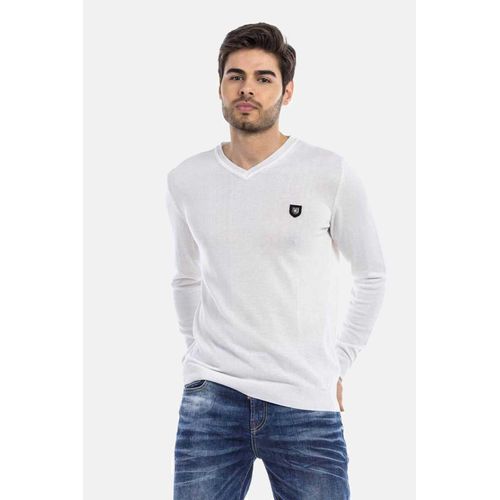 V-Ausschnitt-Pullover CIPO & BAXX 