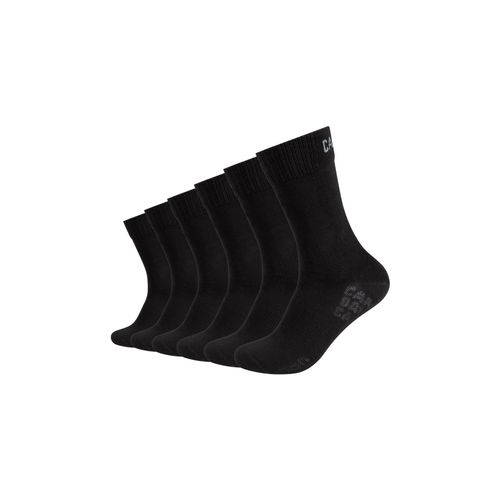 Kurzsocken CAMP DAVID, Herren, Gr. 43-46, schwarz, Baumwollmischung, Socken, Verstärkte Belastungszonen, Komfortables Bündchen
