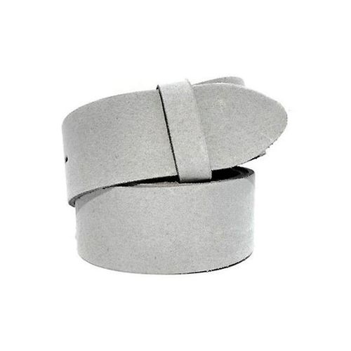 Gürtelriemen, Damen, Gr. 120, grau (hellgrau), Leder, RETTUNGSRING BY SHOWROOM 019, unifarben, Gürtel