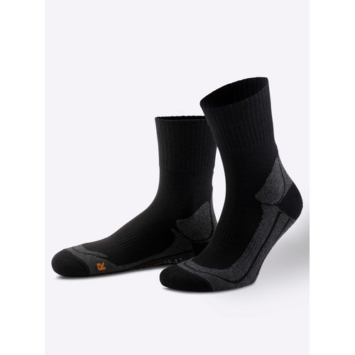 Wandersocken CAMANO, Damen, Gr. 1, schwarz, 34% Polyester, 33% Polyacryl, 21% Polyamid, 10% Wolle, 2% Elasthan, Socken