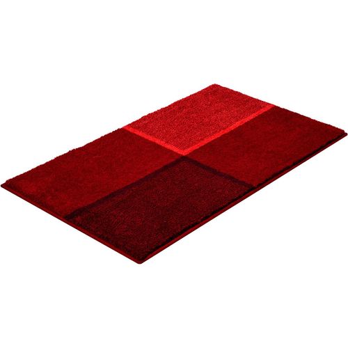 Badematte GRUND Gr. 3, rot, rechteckig (60cm x 100cm),, Badematten