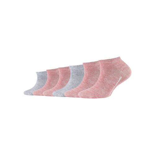 Sneakersocken CAMANO, Kinder, Gr. 27 (30), rosa (rosa, grau meliert), Baumwollmischung, meliert, normal, Socken