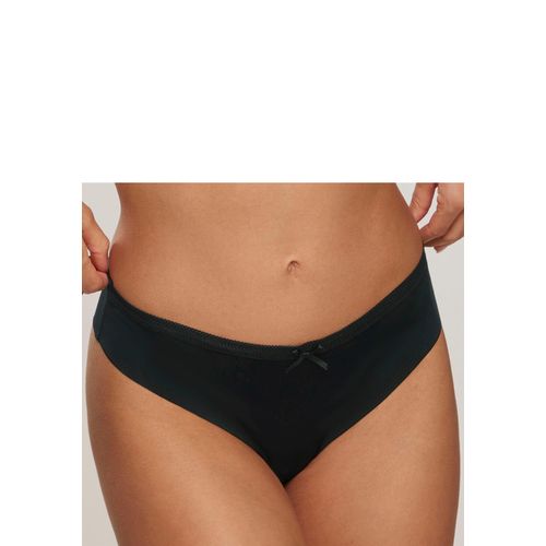 String S.OLIVER, Damen, Gr. 40/42, schwarz, Microtouch, Obermaterial: 65% Polyamid, 35% Elasthan, Unterhosen, SEAMLESS mit nahtloser Verarbeitung und hübscher Spitzenborte