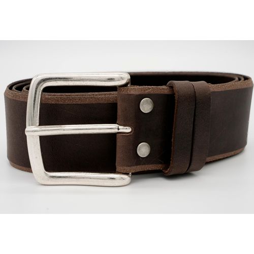 Ledergürtel ANNAMATONI, Damen, Gr. 105, braun, Rindsleder, unifarben, casual, Gürtel