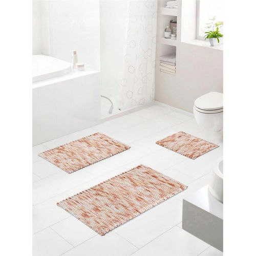 Badematte GRUND Gr. 1, orange (terra, meliert), rechteckig (50cm x 60cm),, Badematten