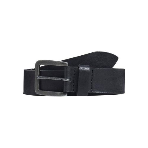 Ledergürtel JACK & JONES, Damen, Gr. 105, schwarz, Leder, unifarben, casual,modisch, Gürtel