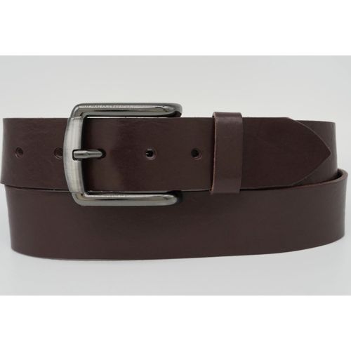 Ledergürtel ANNAMATONI, Damen, Gr. 105, braun, Rindsleder, unifarben, casual, Gürtel