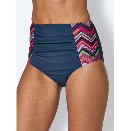 Bikini-Hose FEEL GOOD, Damen, Gr. 48, Normalgrößen, blau (dunkelblau, gemustert), Elasthan, Polyamid, Badehosen