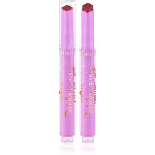 essence aloha, babes! Crèmige Lipgloss in Stick Tint 01 Sunny Bliss, Flower Kiss 1.6 g