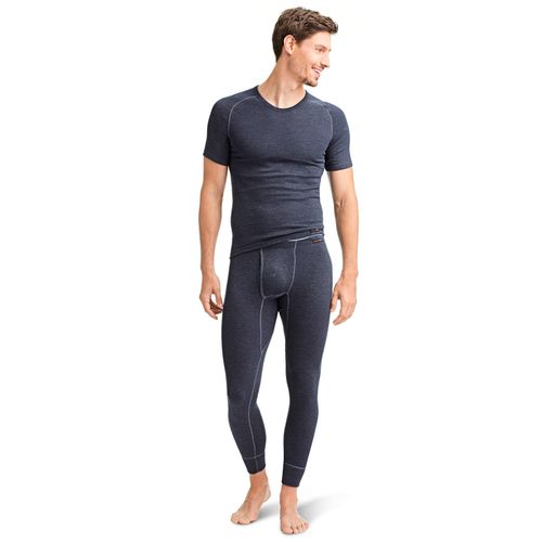 Lange Unterhose CONTA, Herren, Gr. 8, blau (marine, geringelt), 75% Baumwolle, 25% Polyester, Unterhosen