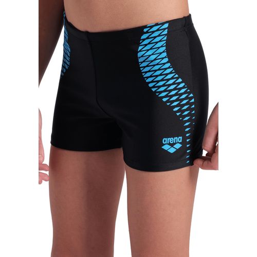 Badehose ARENA, Jungen, Gr. 140, N-Gr, schwarz (schwarz, turquo), Obermaterial: 80% Polyamid, 20% Elasthan, sportlich, Badehosen