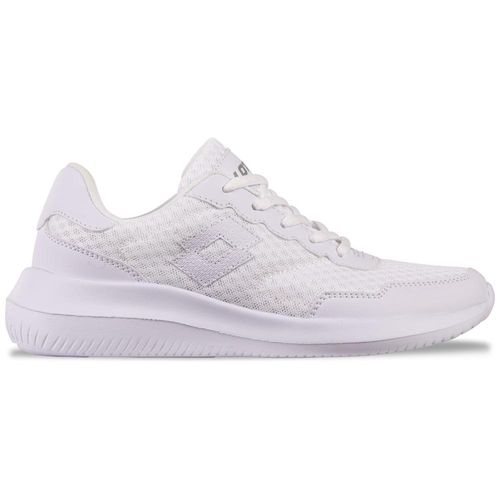 Sneaker LOTTO, Gr. 41, weiß, Synthetik, Kunstfaser, unifarben, sportlich, Schuhe, - extra leicht und bequem