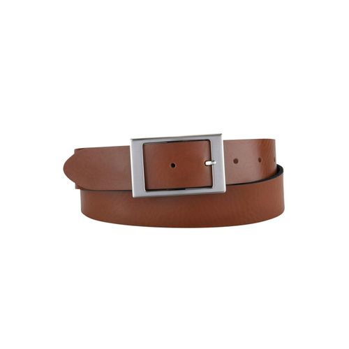 Ledergürtel BERND GÖTZ, Damen, Gr. 80, braun (cognac), Leder, unifarben, casual,modisch,klassisch, Gürtel, mit Rechteckschließe