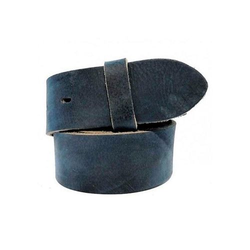 Gürtelriemen, Damen, Gr. 115, blau, Rindsleder, RETTUNGSRING BY SHOWROOM 019, unifarben, vintage, klassisch, Gürtel