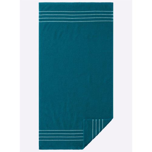 Handtuch WÄSCHEPUR Gr. 1, bunt (aquapetrol), B:50cm L:100cm, 100% Baumwolle, Handtücher (Packung)