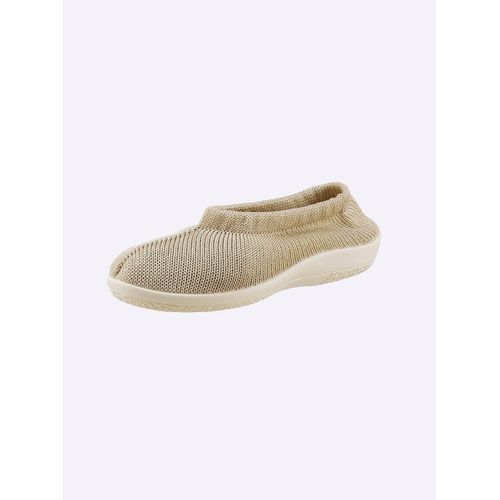Slipper CASUAL LOOKS, Damen, Gr. 36, gelb (vanille), Textil, sportlich, Schuhe