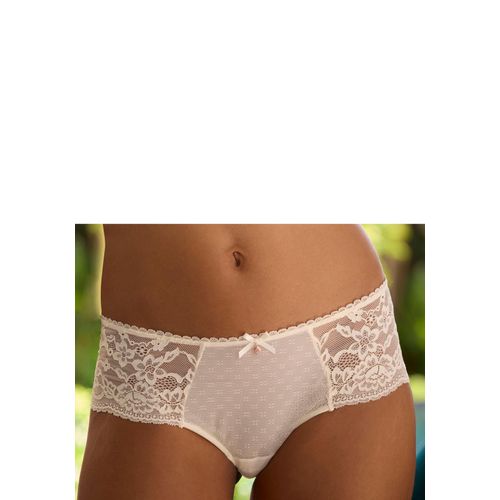 Panty S.OLIVER, Damen, Gr. 48/50, beige (creme), Spitze, Mesh, Obermaterial: 87% Polyamid, 13% Elasthan, Unterhosen, mit zarter Jacquardspitze und feinem Soft-Mesh