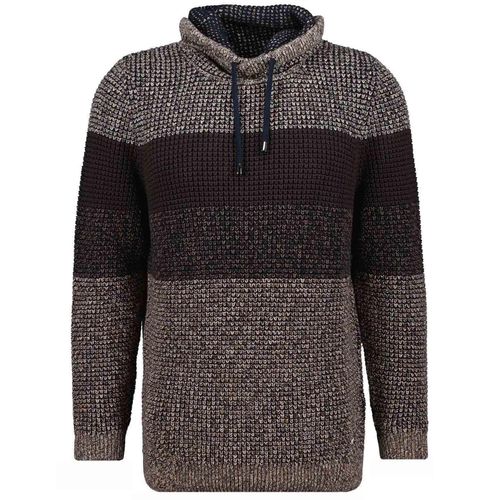 Rundhalspullover RAGMAN, Herren, Gr. 54, grau (taupe, grau mouliniert, 187), 100% Baumwolle, casual, ohne Ausschnitt, Langarm, Pullover
