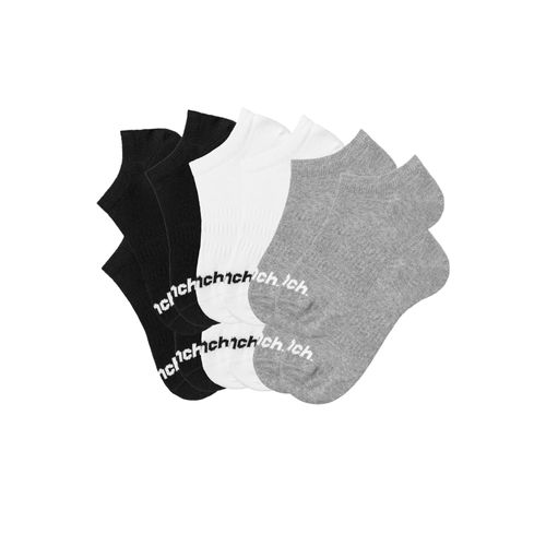 Sportsocken BENCH., Damen, Gr. 39-42, schwarz-weiß (4x schwarz, 4x weiß, 4x grau, meliert), Baumwollmischung, unifarben, elastisch, Socken, Sneakersocken verschwinden im Schuh