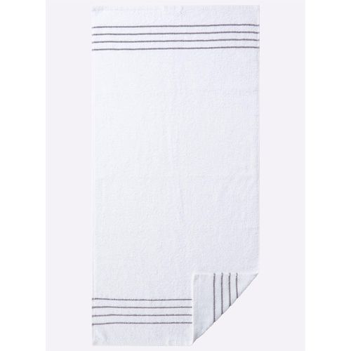 Handtuch WÄSCHEPUR Gr. 5, weiß, B:30cm L:50cm, 100% Baumwolle, Handtücher (Packung)