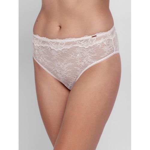 Slip DORINA, Damen, Gr. 4XL, beige (ivory), Spitze, Obermaterial: 85% Polyamid, 15% Elasthan, unifarben, bequem, Unterhosen