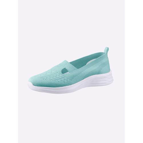 Slipper CASUAL LOOKS, Damen, Gr. 37, grün (mint), Textil, modisch, Schuhe