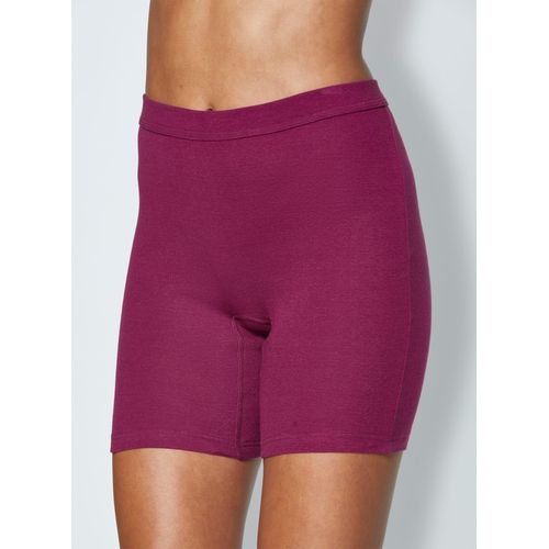Lange Unterhose WÄSCHEPUR, Damen, Gr. 52, lila (brombeere), 100% Baumwolle, Unterhosen