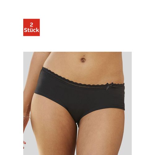Panty NUANCE, Damen, Gr. 44/46, schwarz (schwarz, toffee), Stoff, Obermaterial: 80% Baumwolle, 12% Elasthan, 8% Polyamid, körpernah, Unterhosen, aus weicher Baumwolle