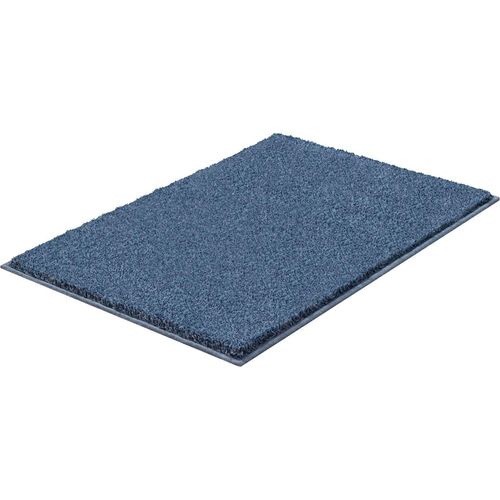 Badematte GRUND Gr. 4, blau, rechteckig (80cm x 140cm),, Badematten