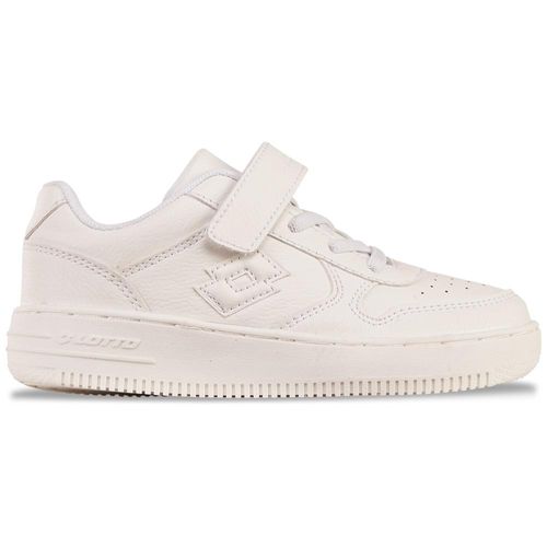 Sneaker LOTTO, Gr. 35, weiß, Synthetik, unifarben, sportlich, Schuhe, - in monochromer Farbgebung