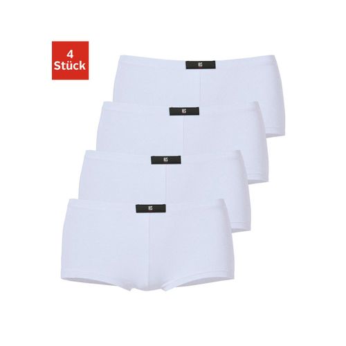 Panty H.I.S, Damen, Gr. 56, weiß, Jersey, Obermaterial: 95% Baumwolle, 5% Elasthan, unifarben, körpernah, Unterhosen, aus elastischer Baumwoll-Qualität