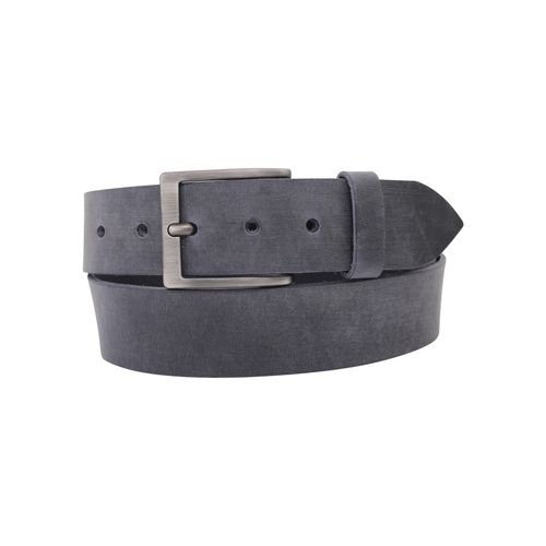 Ledergürtel ANNAMATONI, Damen, Gr. 80, blau (marine), Leder, casual,klassisch,modisch, Gürtel