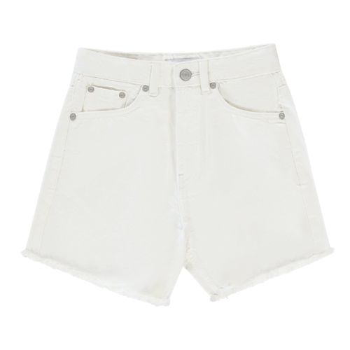 Jeansshorts CARS JEANS, Mädchen, Gr. 8 (122), N-Gr, weiß, Denim/Jeans, Obermaterial: 100% Baumwolle, unifarben, casual, regular fit kurz, Jeans