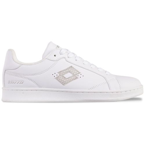 Sneaker LOTTO, Gr. 37, weiß (weiß, multi), Synthetik, unifarben, sportlich, Schuhe, - mit edler Logoapplikation