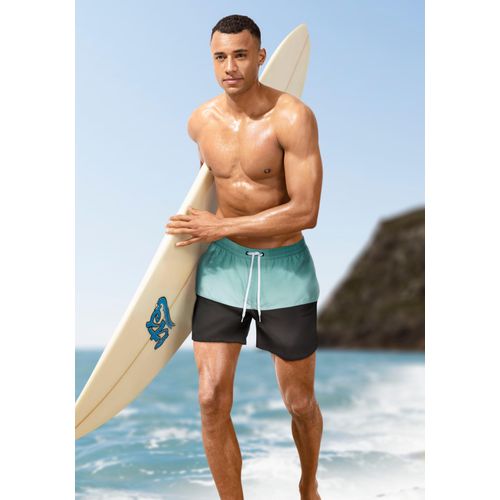 Badeshorts QUIKSILVER, Herren, Gr. XL, N-Gr, schwarz, Obermaterial: 100% Polyester, Badehosen