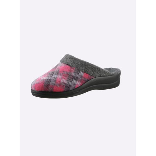 Hausschuh CASUAL LOOKS, Damen, Gr. 41, pink, Textil, modisch, Schuhe