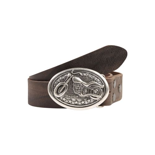 Ledergürtel, Damen, Gr. 110, braun (dunkelbraun), RETTUNGSRING BY SHOWROOM 019, Gürtel