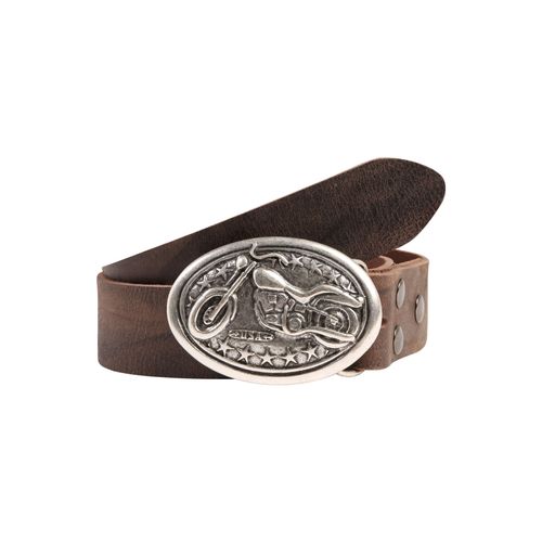 Ledergürtel, Damen, Gr. 105, braun (dunkelbraun), RETTUNGSRING BY SHOWROOM 019, Gürtel