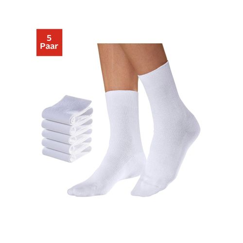 Arbeitssocken GO IN, Damen, Gr. 37-38, weiß, Polyamid, Baumwolle, unifarben, elastisch, Socken, für medizinische Berufe