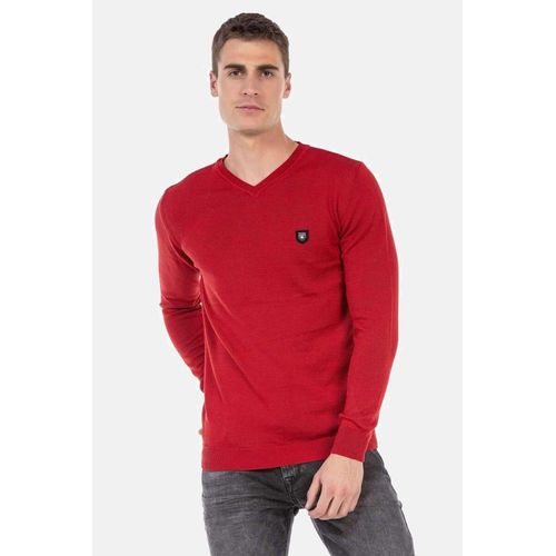 V-Ausschnitt-Pullover CIPO & BAXX 