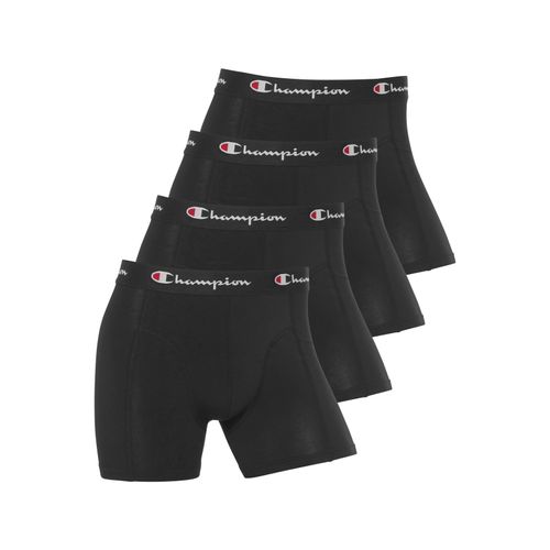 Boxershorts CHAMPION, Herren, Gr. XXL (54), schwarz, Obermaterial: 95% Baumwolle, 5% Elasthan, Unterhosen