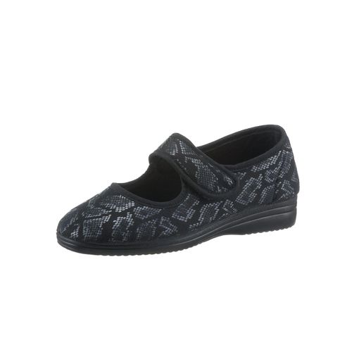 Hausschuh CLASSIC, Damen, Gr. 41, schwarz, Textil, Basic, Schuhe