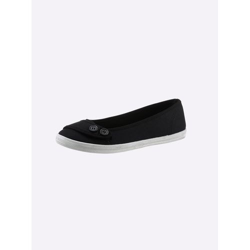 Ballerina CASUAL LOOKS, Damen, Gr. 41, schwarz, Textil, modisch, Schuhe