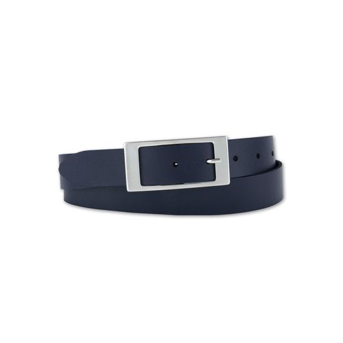 Ledergürtel BERND GÖTZ, Damen, Gr. 85, blau (marine), Leder, unifarben, casual,modisch,klassisch,feminin, Gürtel, in vielen abgestimmten Farben