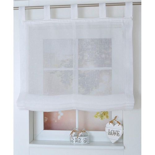 Raffrollo HEINE HOME Gr. 2, weiß, B:60cm H:140cm, Raffrollos