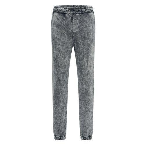 Sweathose RUSTY NEAL, Herren, Gr. XXL, EURO-Größen, grau (anthrazit), 100% Baumwolle, Hosen Sweathose, mit verwaschenem Muster