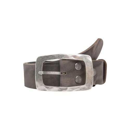 Ledergürtel, Damen, Gr. 110, grau, RETTUNGSRING BY SHOWROOM 019, Gürtel