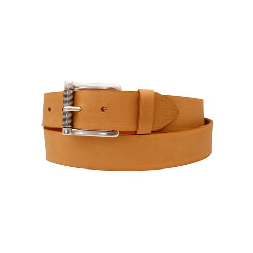 Ledergürtel ANNAMATONI, Damen, Gr. 110, braun (cognac), Rindsleder, unifarben, modisch, Gürtel